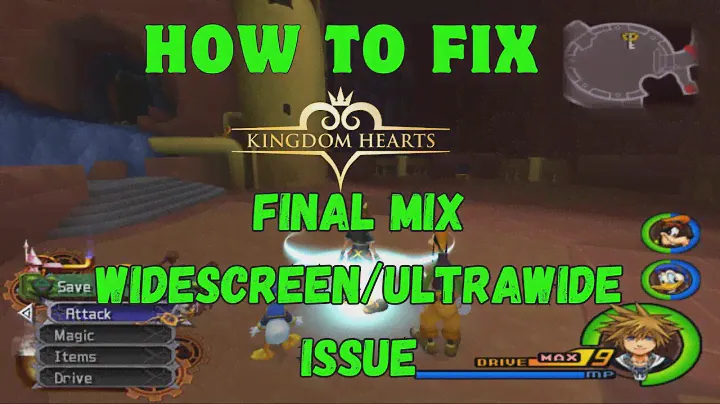 How To Fix Kingdom Hearts Final Mix Widescreen/Ultrawide Error