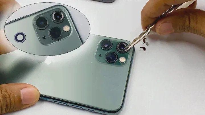 iPhone 11 pro max треснул объектив камеры | Стоимость замены линз