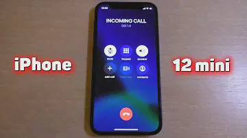 iPhone 12 мини входящий звонок