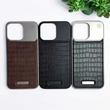 Металлический чехол "Крокодил" iPhone 15 ProMax