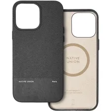 Чехол накладка (RE)ClASSIC Magnetic пластик фактурный NATIVE UNION черный для iPhone 15 Pro Max (REC